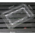 Pet Clear Plastic Compartment Take Away Salad Food Container Tray 3